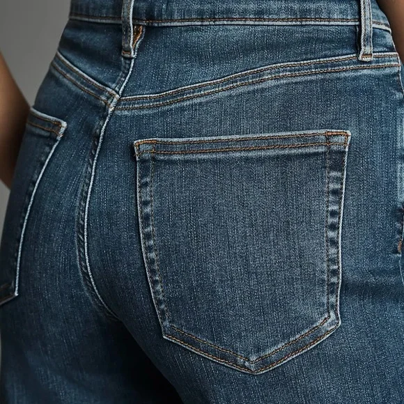 Frame Le Slim Palazzo Raw After Blue Jeans size 27 - Picture 3 of 15